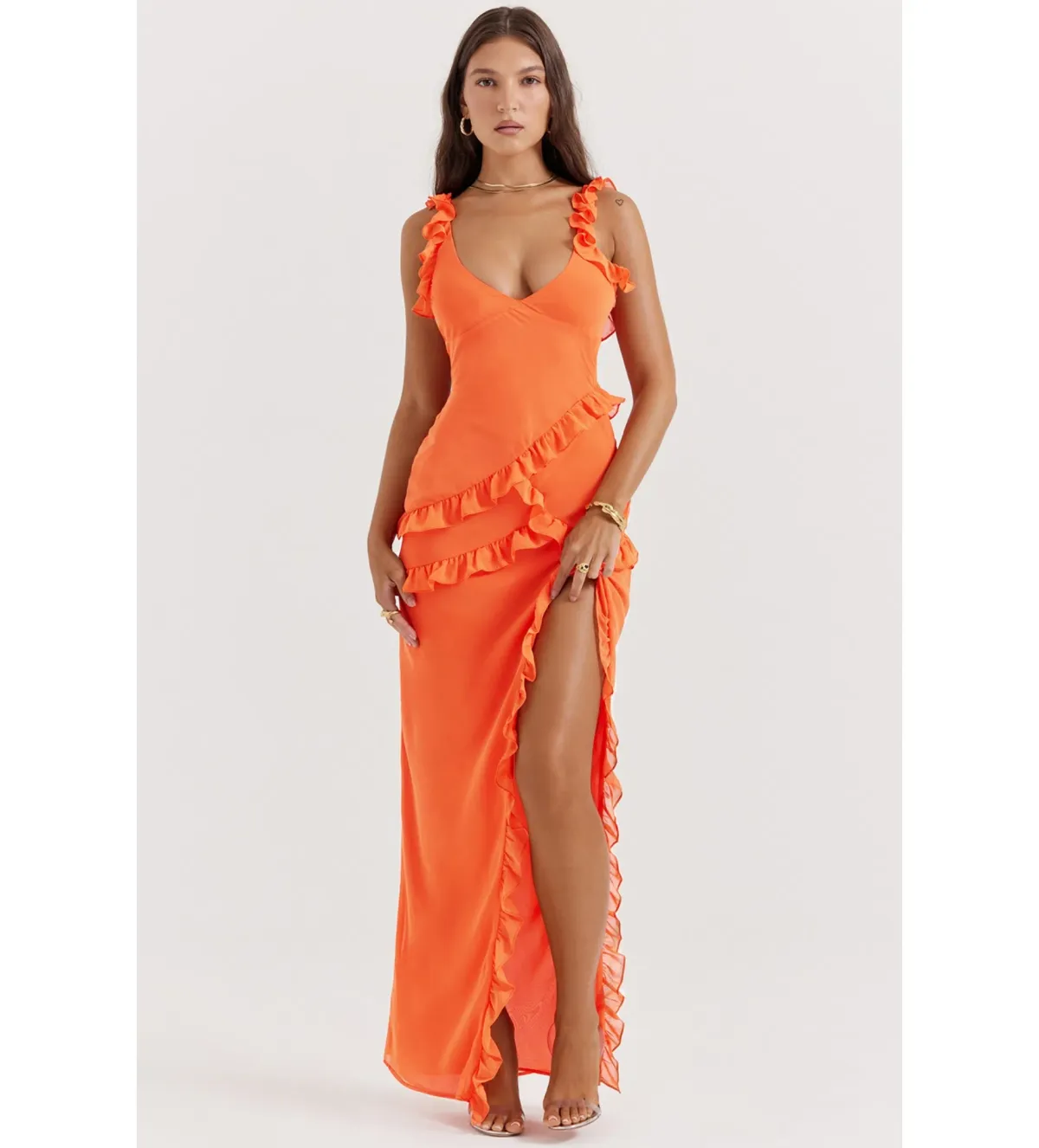 House of CB Pixie Dress Flame Size XS/6 - Image 2