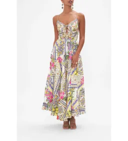 Camilla The Amalfi Amore Long Dress Multi Size 10 for rent on The Volte - image 1