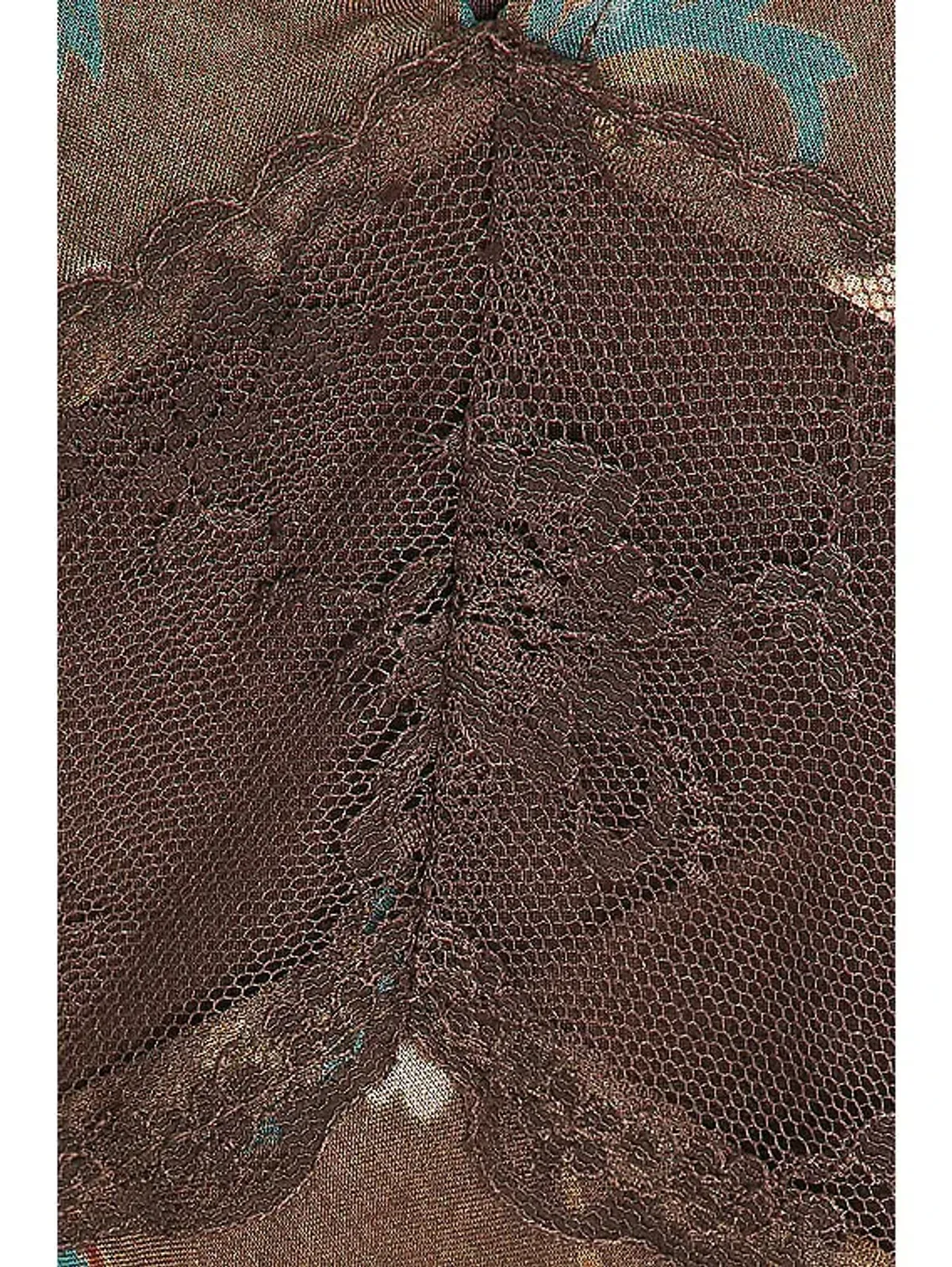 Sir the Label The Avellino Lace Layered Dress in Chocolate Fiore Print Size 0 / AU 6 - Image 4
