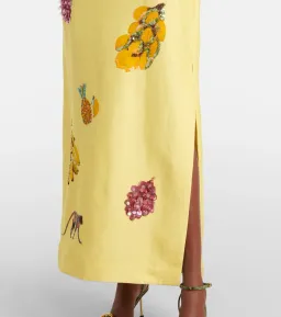 Alemais Diamond Dancer Midi Dress Yellow Size 10 for rent on The Volte - image 4