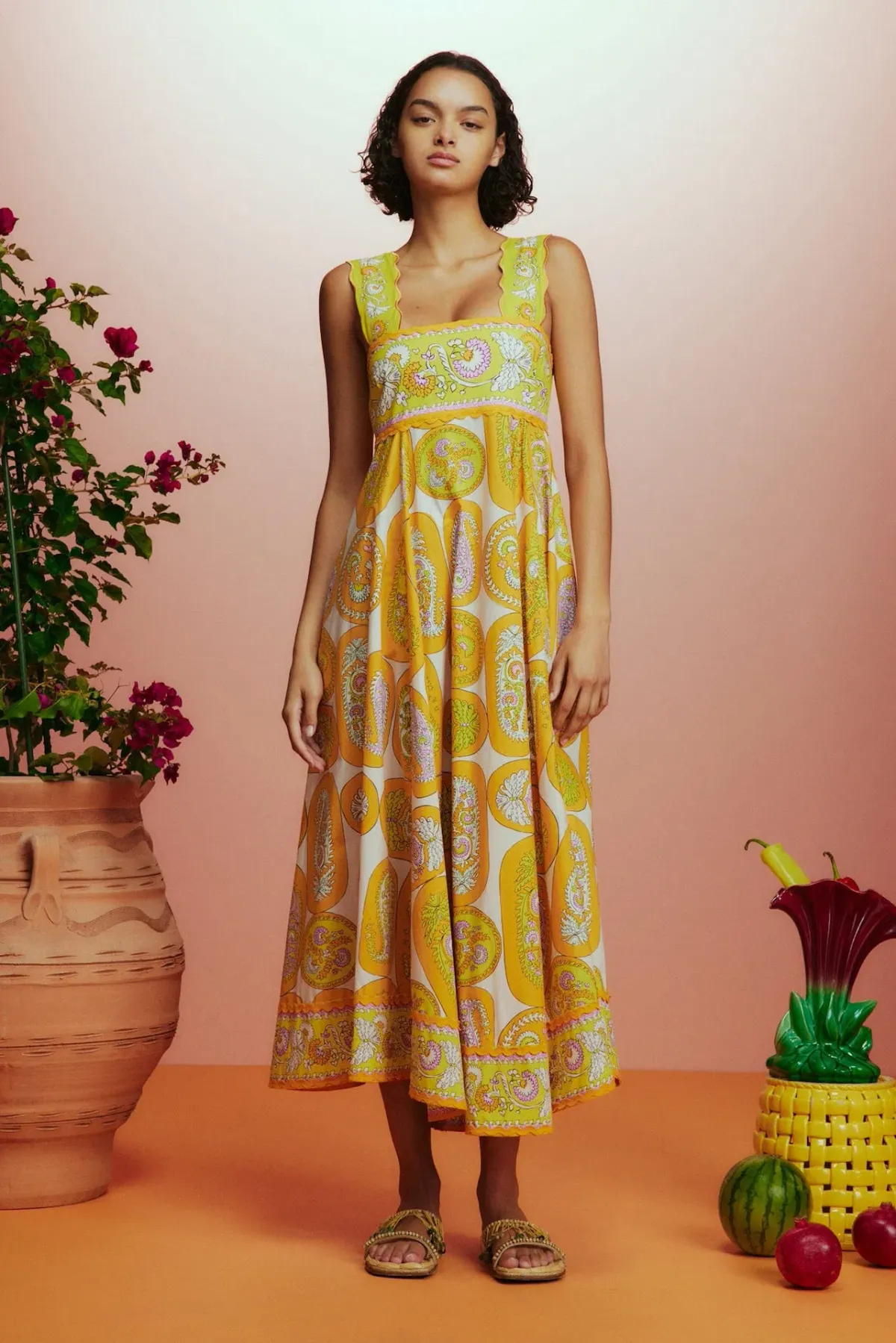 Alemais Diana Summer Dress Floral Size 10 - Image 1