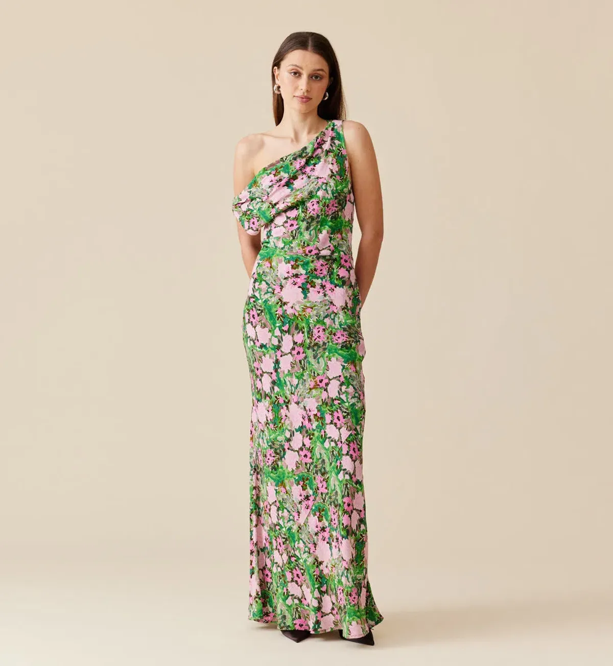 Ruby Melon Maxi Dress Aurora Floral Size 12 - Image 1