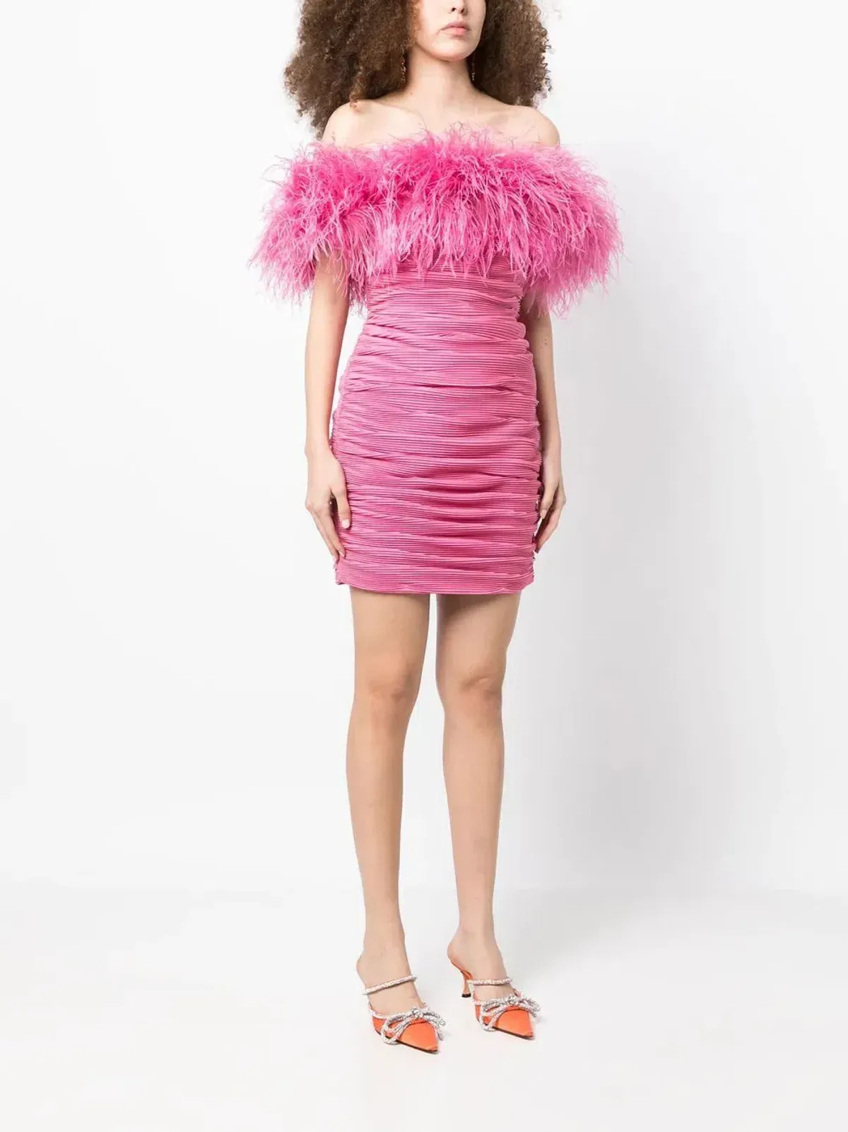 Rachel Gilbert Zion Mini Dress Pink Size 14 - Image 1