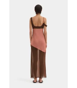 Sir the Label Halcyon Midi Dress in Almond Splice Size 2 / AU 10 for rent on The Volte - image 4