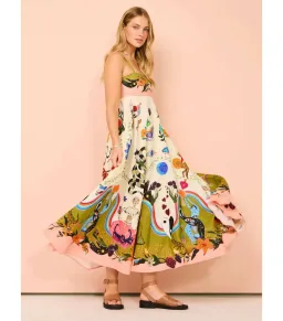 Alemais Evergreen Sundress Print Size AU 6 for rent on The Volte - image 3