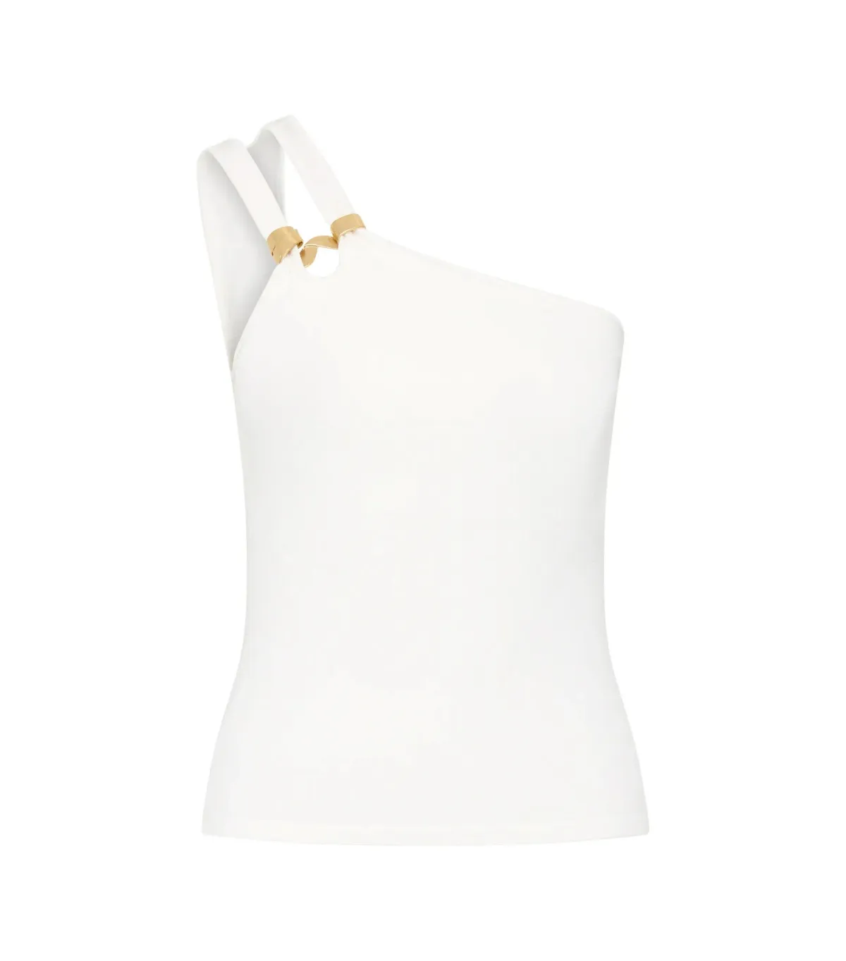 Aje Vibrancy Knit Sleeveless Top Ivory Size AU 8 - Image 5