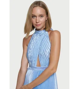 L'Idee Soirée Renaissance Gown Sky Blue Size S / AU 8 for rent on The Volte - image 4