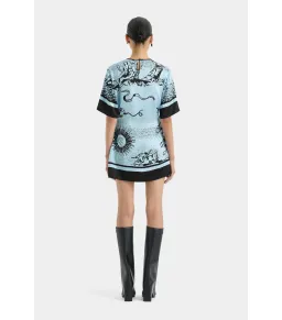 Sir the Label Dreamwood Mini Dress in Brise Soleil Size 1 / AU 8 for rent on The Volte - image 2