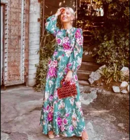 Zimmermann Allia High Neck Midi Dress Print Size 2 / Au 12 for rent on The Volte - image 2