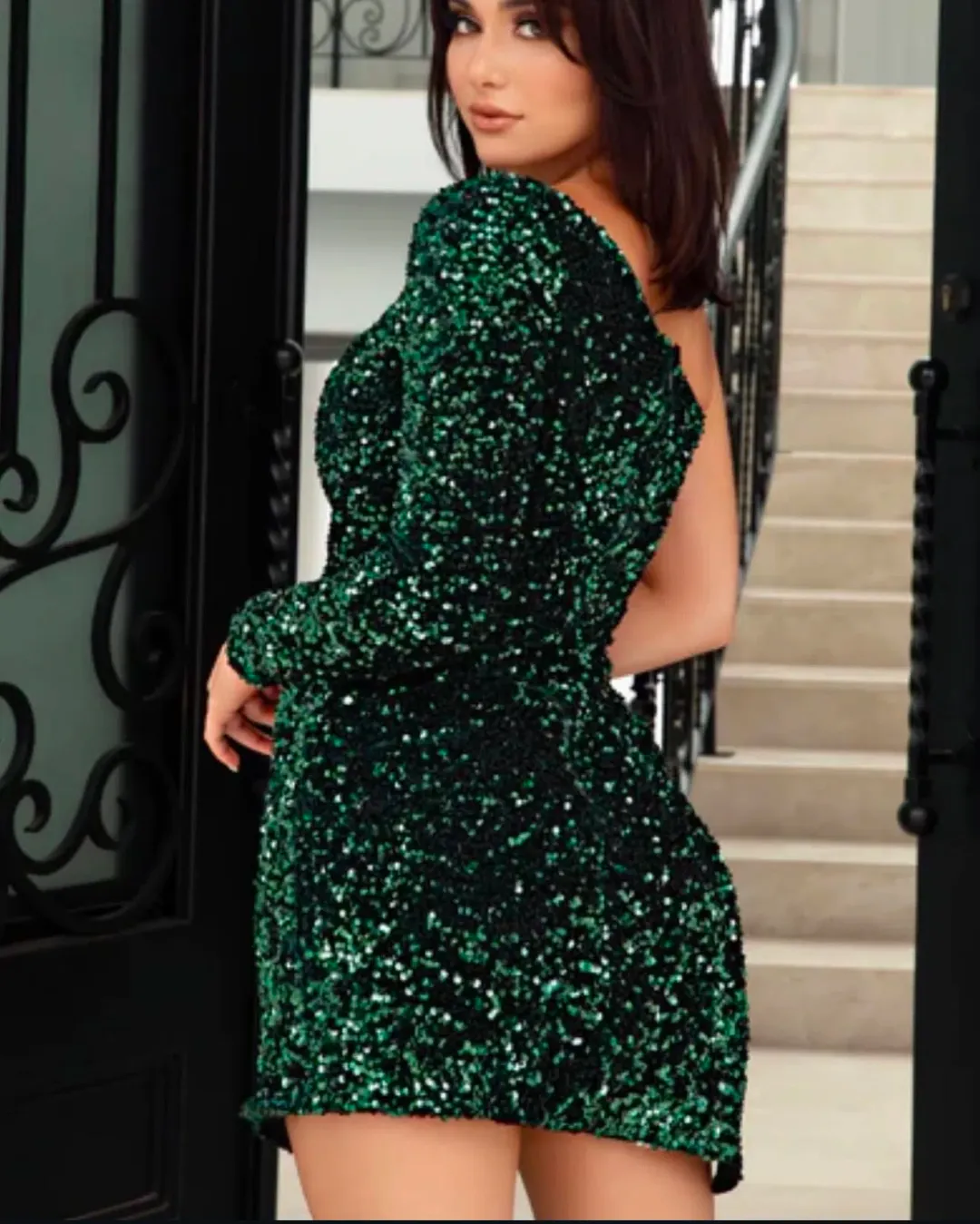 Abyss by Abby Green Mini Dress Size 8 for rent on The Volte - main image