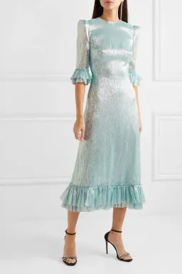 The Vampire’s Wife Falconetti Midi Dress Blue Size 10-12 for rent on The Volte - image 1
