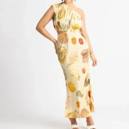 Sheike Sea Shore Maxi Dress Yellow Size 8 for rent on The Volte - image 4