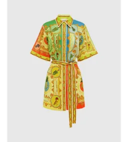 Alemais La Musica Mini Dress Yellow/ Multi Size 10 for rent on The Volte - image 3
