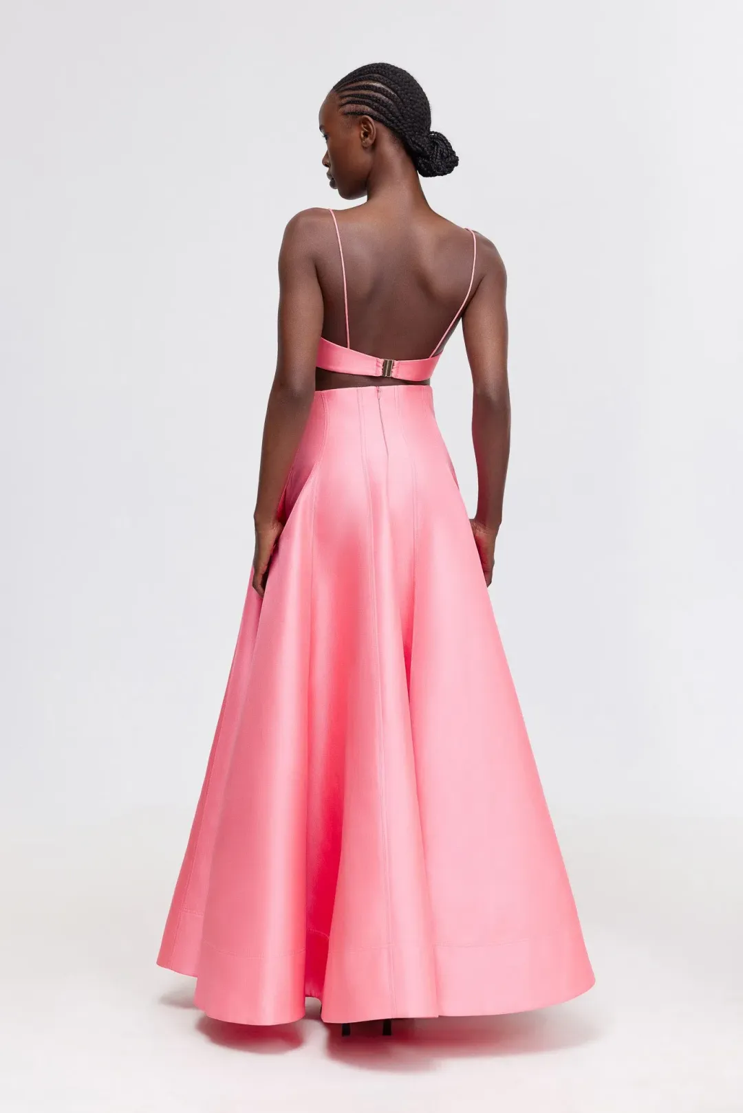 Acler Isla Top and Maxi Skirt Set Pink Rose Size 10 for rent on The Volte - main image