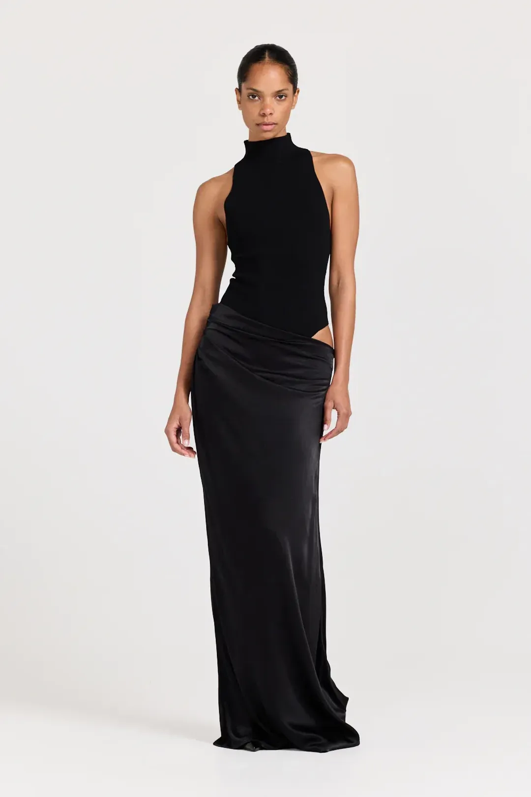 Henne Soraia Dress Black Size 8 for rent on The Volte - main image