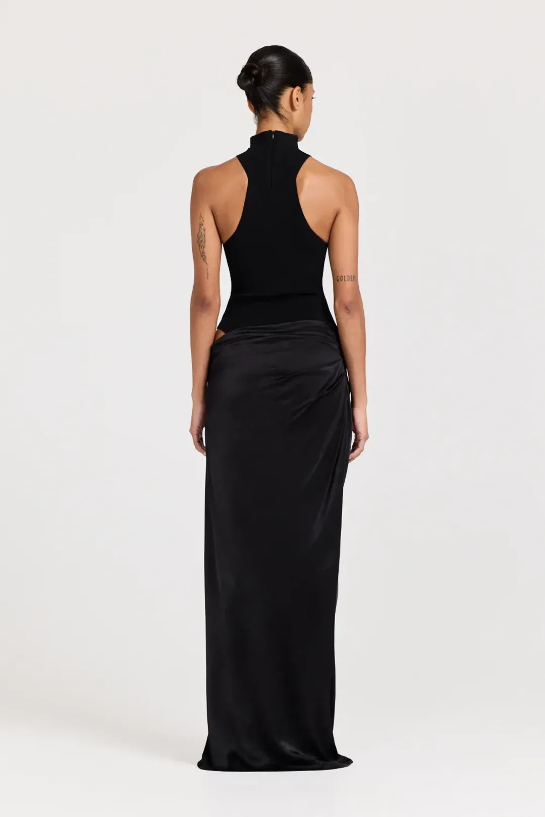 Henne Soraia Dress Black Size 8 for rent on The Volte - main image