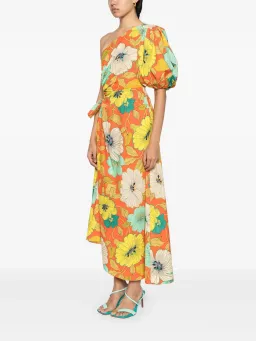 Alemais Piato Midi Dress Multi Size 12 for rent on The Volte - image 2