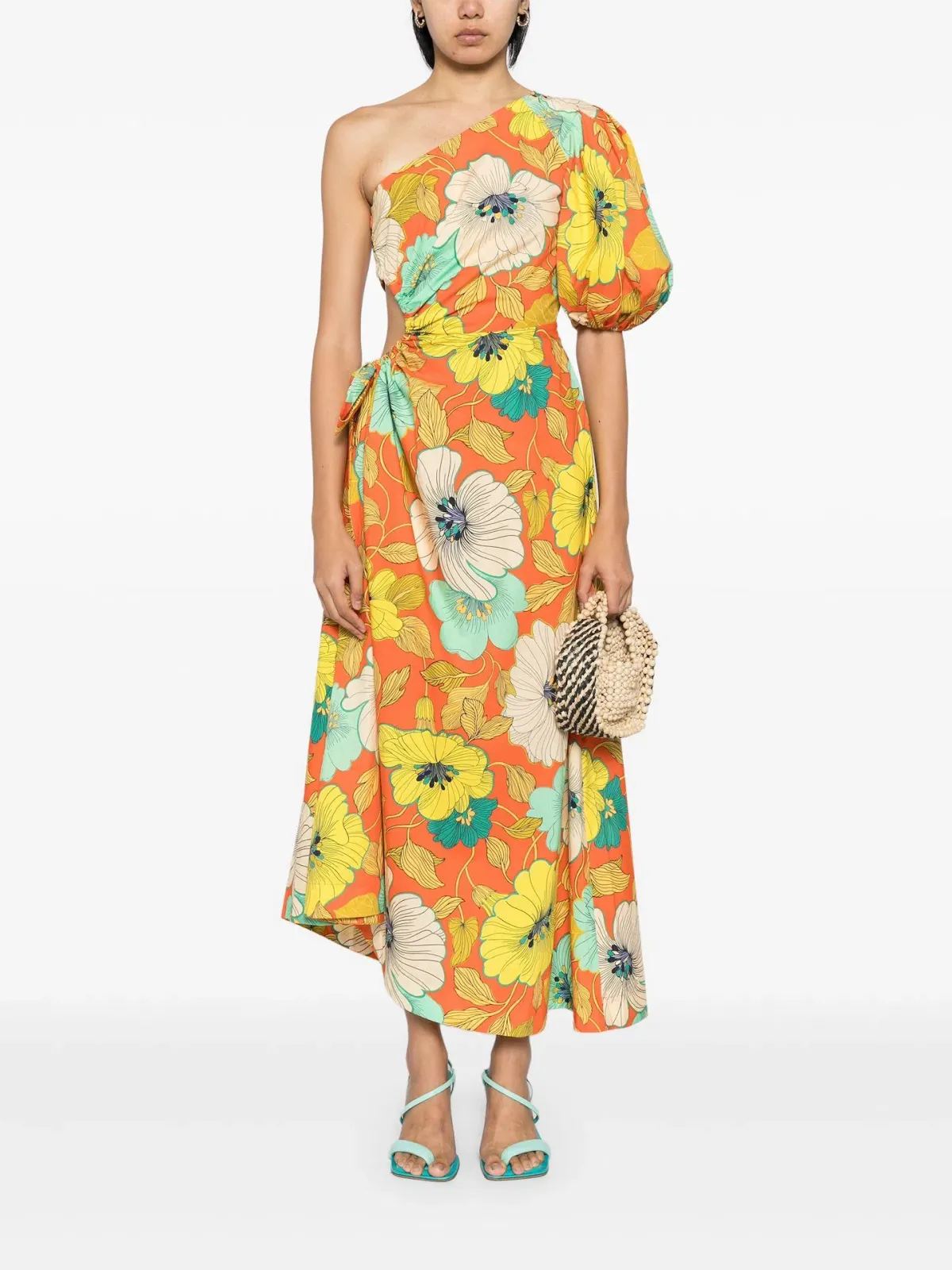 Alemais Piato Midi Dress Multi Size 12 for rent on The Volte - main image