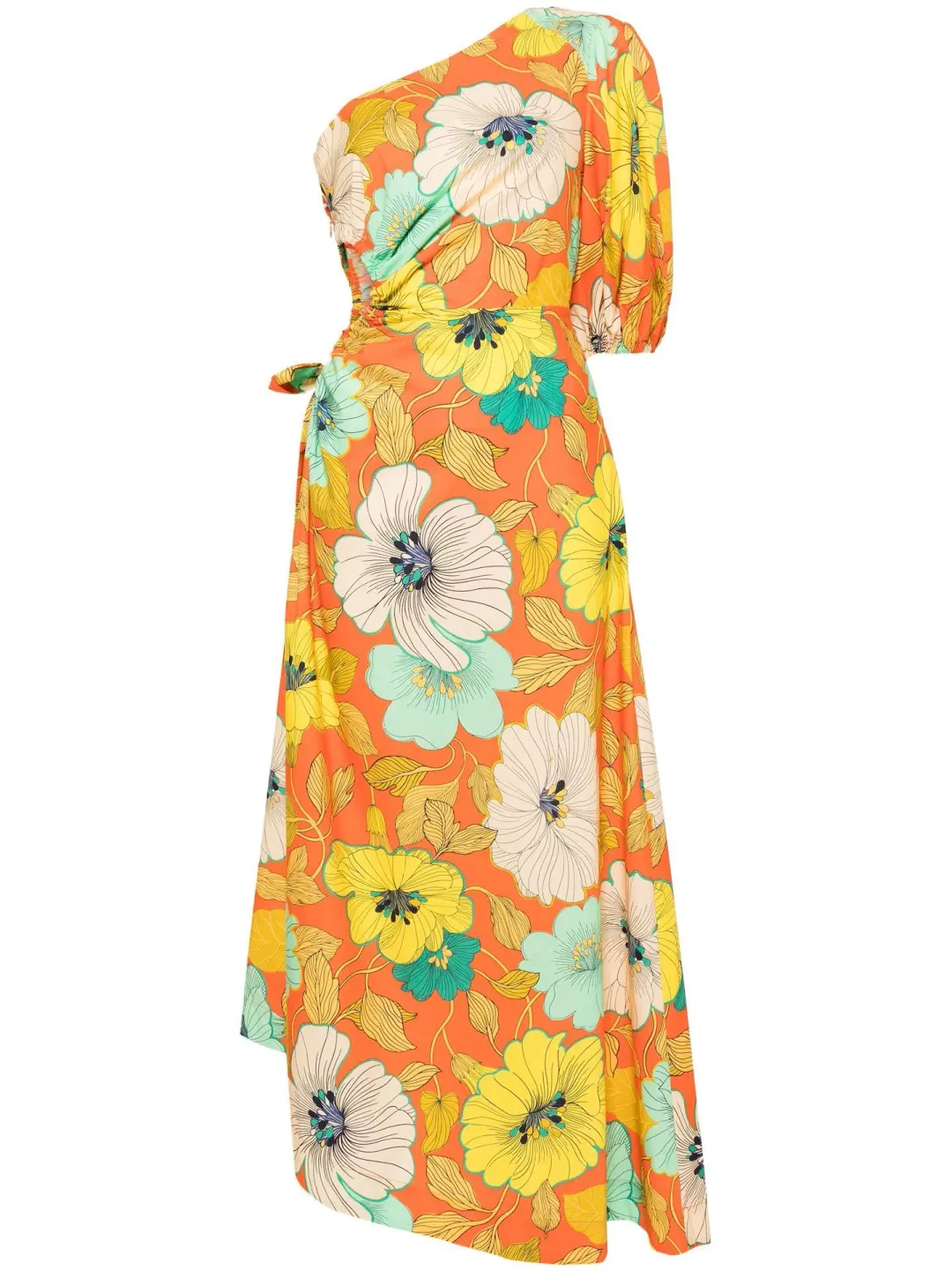 Alemais Piato Midi Dress Multi Size 12 for rent on The Volte - main image