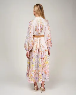 Zimmermann Jeannie Billow Long Dress Floral Swirl Size 1 / AU 10 for rent on The Volte - image 2
