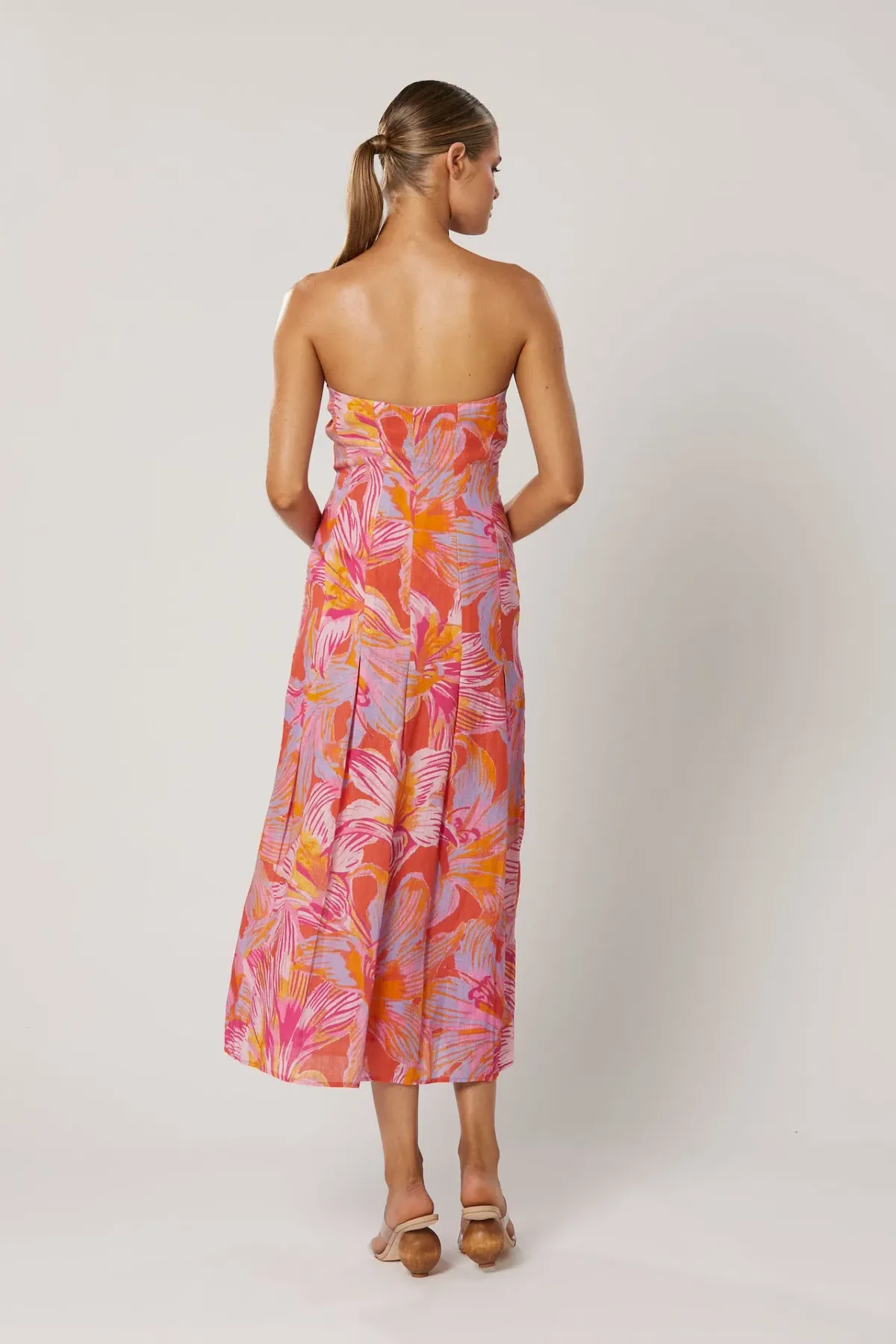 Winona Avalyn Midi Dress Floral Size 14 - Image 2