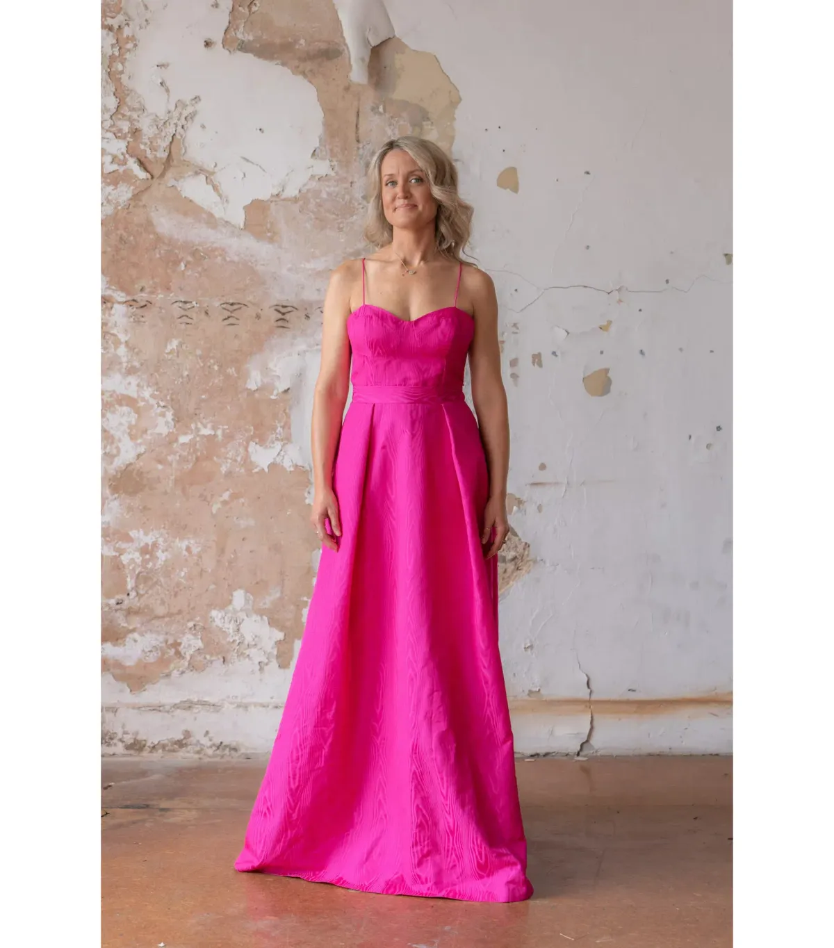 Rebecca Vallance Frenchy Gown Fuscia Pink Size AU 10 for rent on The Volte - main image