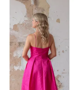 Rebecca Vallance Frenchy Gown Fuscia Pink Size AU 10 for rent on The Volte - image 3