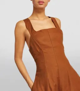 Camilla and Marc Anneli Maxi Dress in Dark Orange Size AU 10 for rent on The Volte - image 2