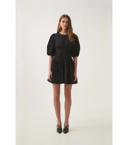 Aje Billie Corded Mini Dress Black Size AU 10 for rent on The Volte - image 1