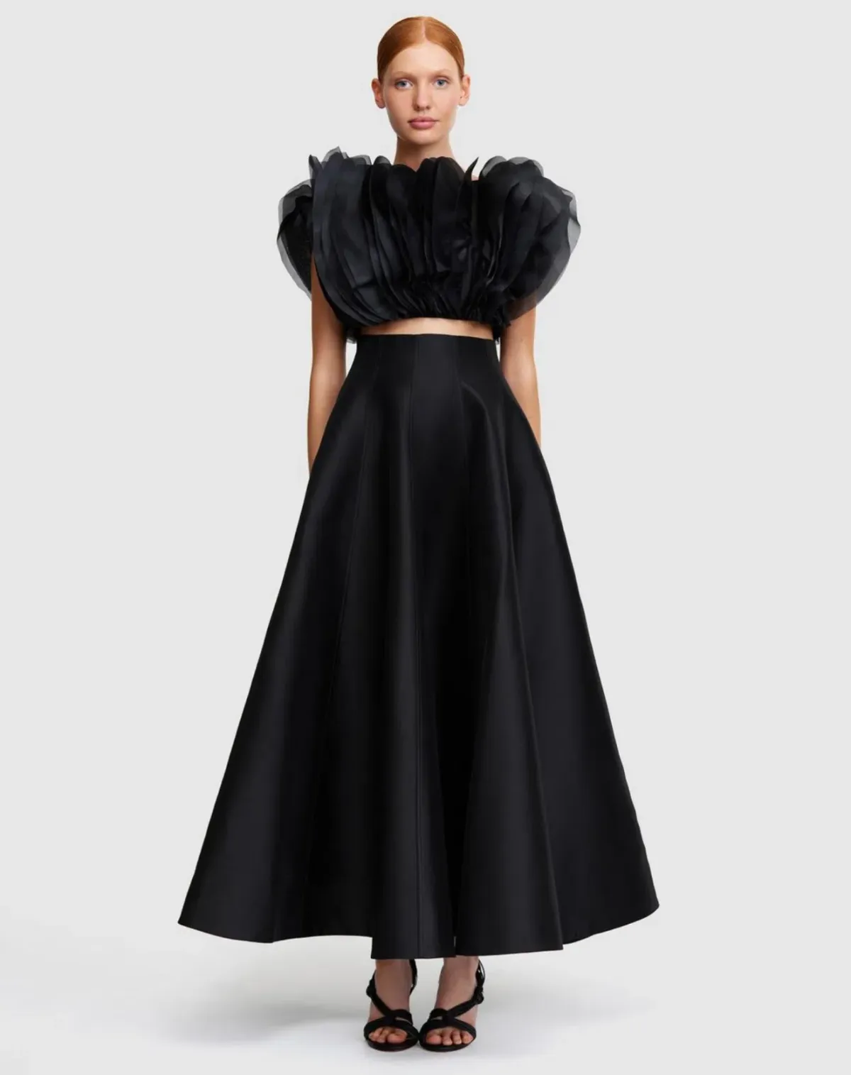 Acler Warburton Top and Skirt Set Black Size AU 12 - Image 1
