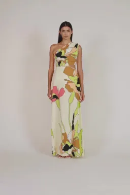 SWF Asymmetric Cut Out Maxi Dress Picture Perfect Size 6 for rent on The Volte - image 3
