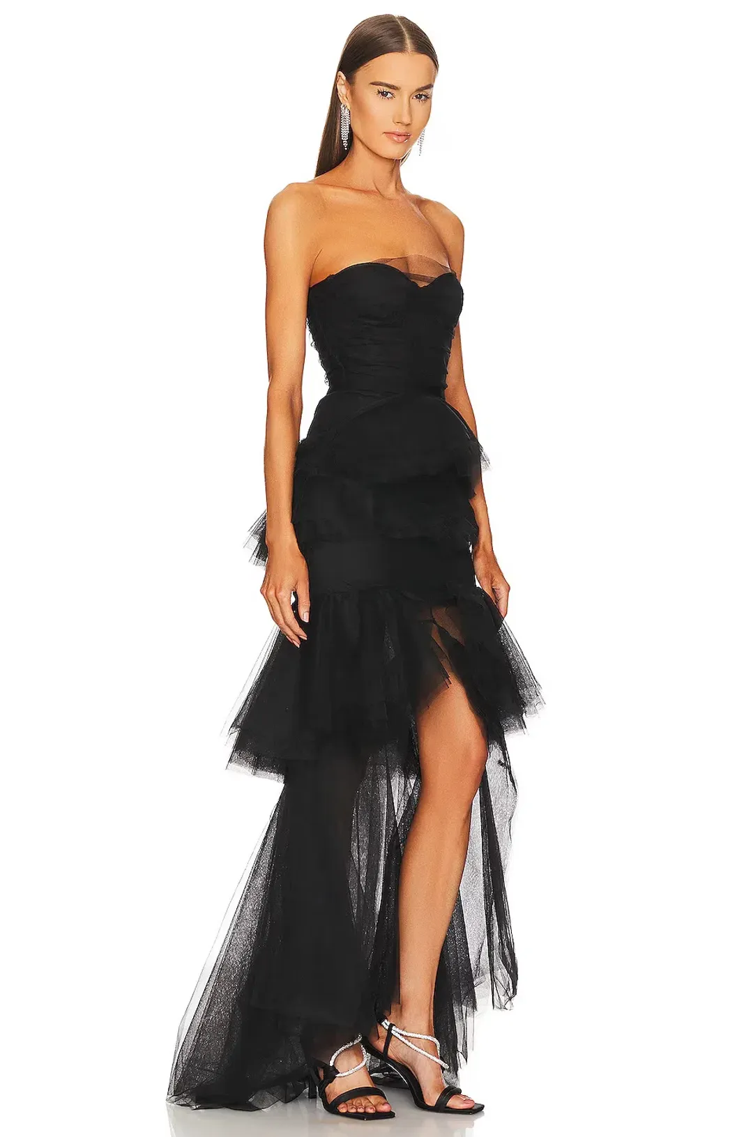 Michael Costello x Revolve Alai Gown Black Size 8 for rent on The Volte - main image