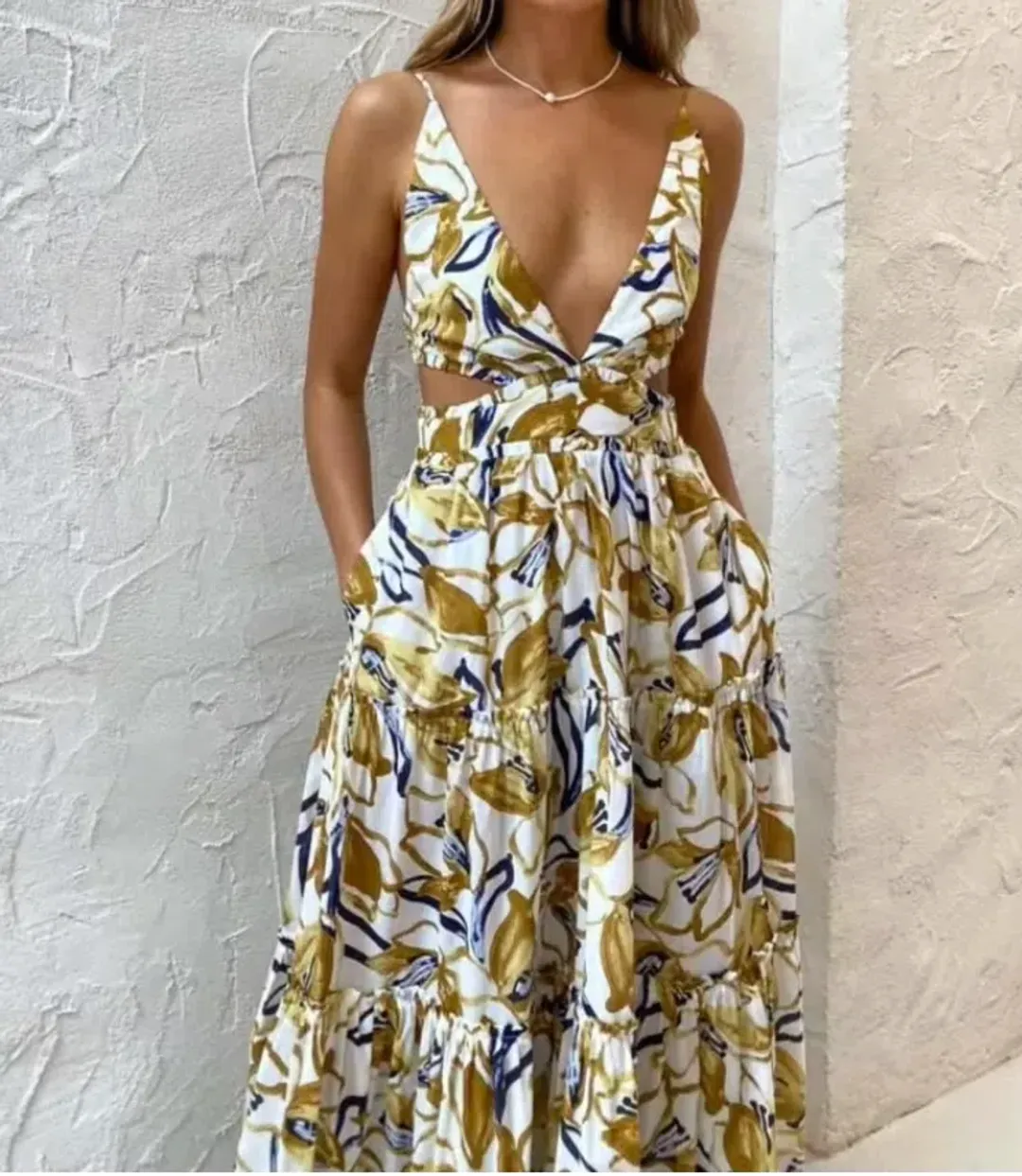 Bec & Bridge Eugenie Maxi Dress Print Size 8 for rent on The Volte - main image