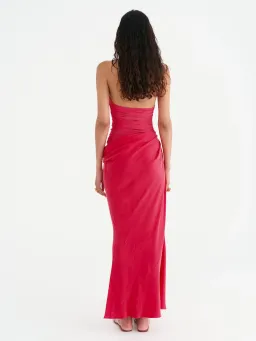 Benni Gina Halter Maxi Dress Watermelon Size 10 for rent on The Volte - image 2