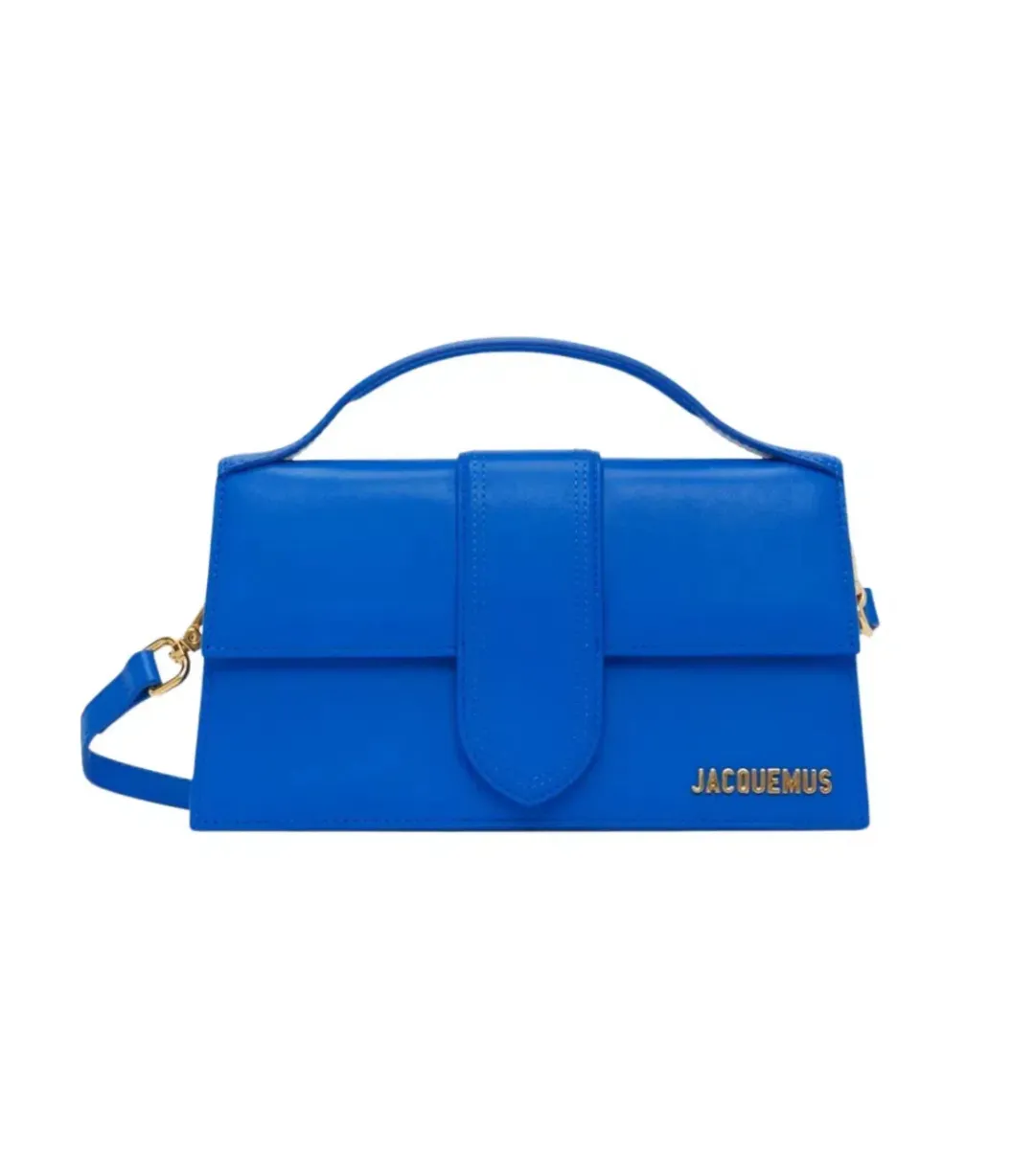 Jacquemus Le Bambino Long Bag Blue for rent on The Volte - main image