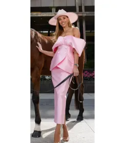 Eliya The Label Carmela Top and Maura Skirt Pink Size AU 8 for rent on The Volte - image 6