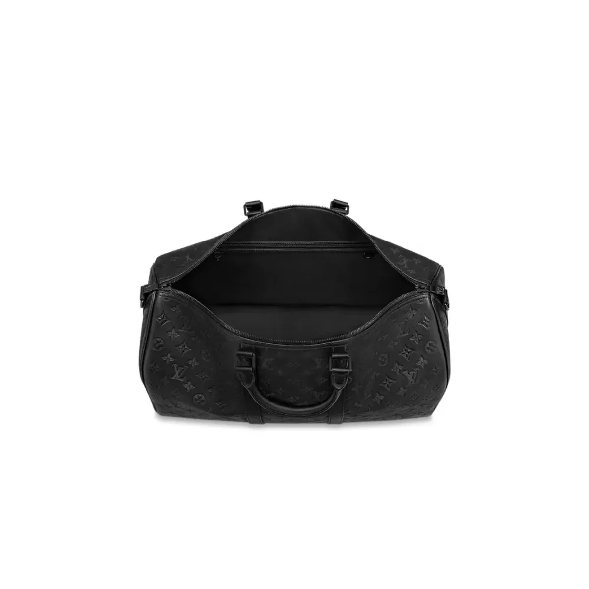 Louis Vuitton Keepall Bandoulière Duffle Bag Black - Image 2