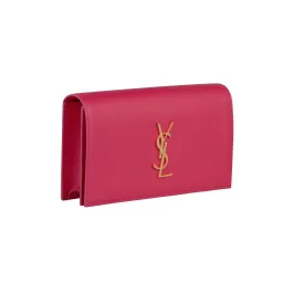 Saint Laurent Classic Kate Monogram Clutch Pink for rent on The Volte - image 2