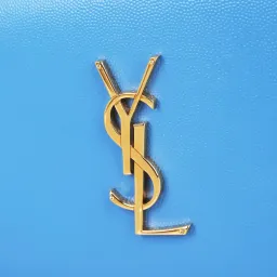 Saint Laurent Classic Kate Monogram Clutch Sky Blue for rent on The Volte - image 3