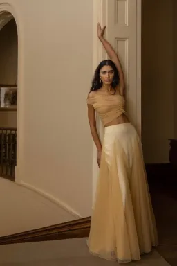 Arcina Ori Violetta Set Champagne Size L / AU 12 for rent on The Volte - image 3