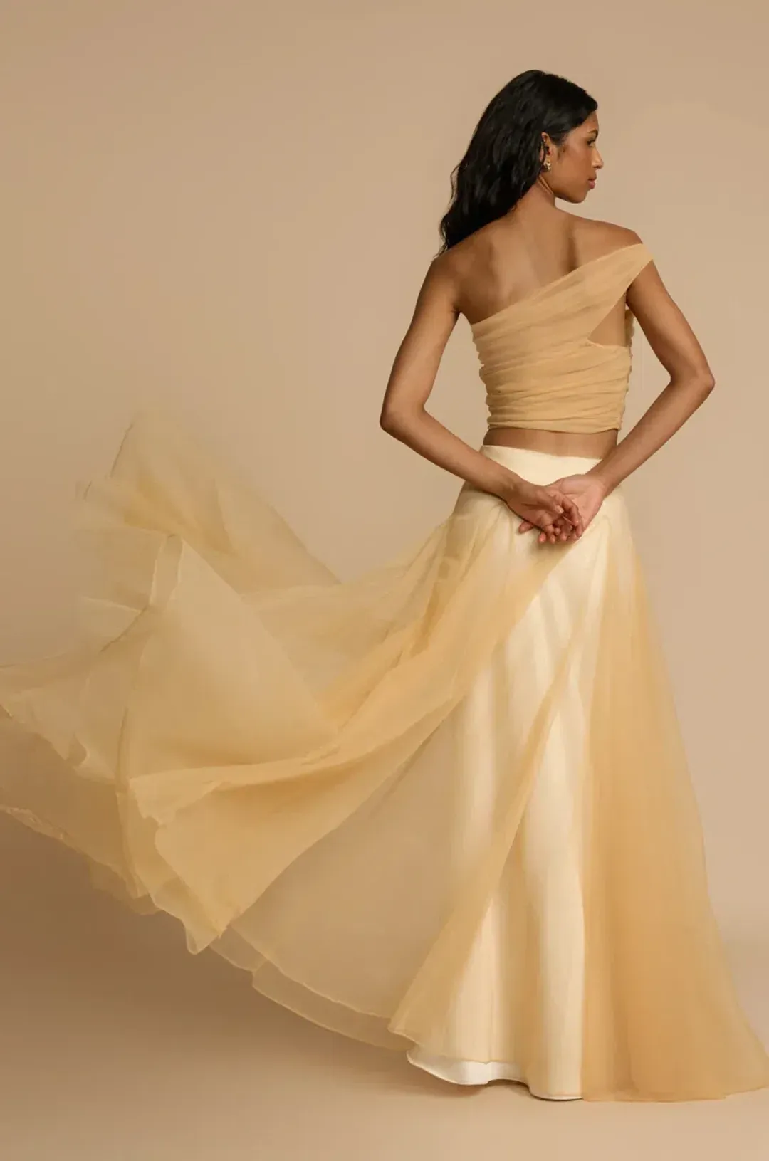 Arcina Ori Violetta Set Champagne Size L / AU 12 for rent on The Volte - main image
