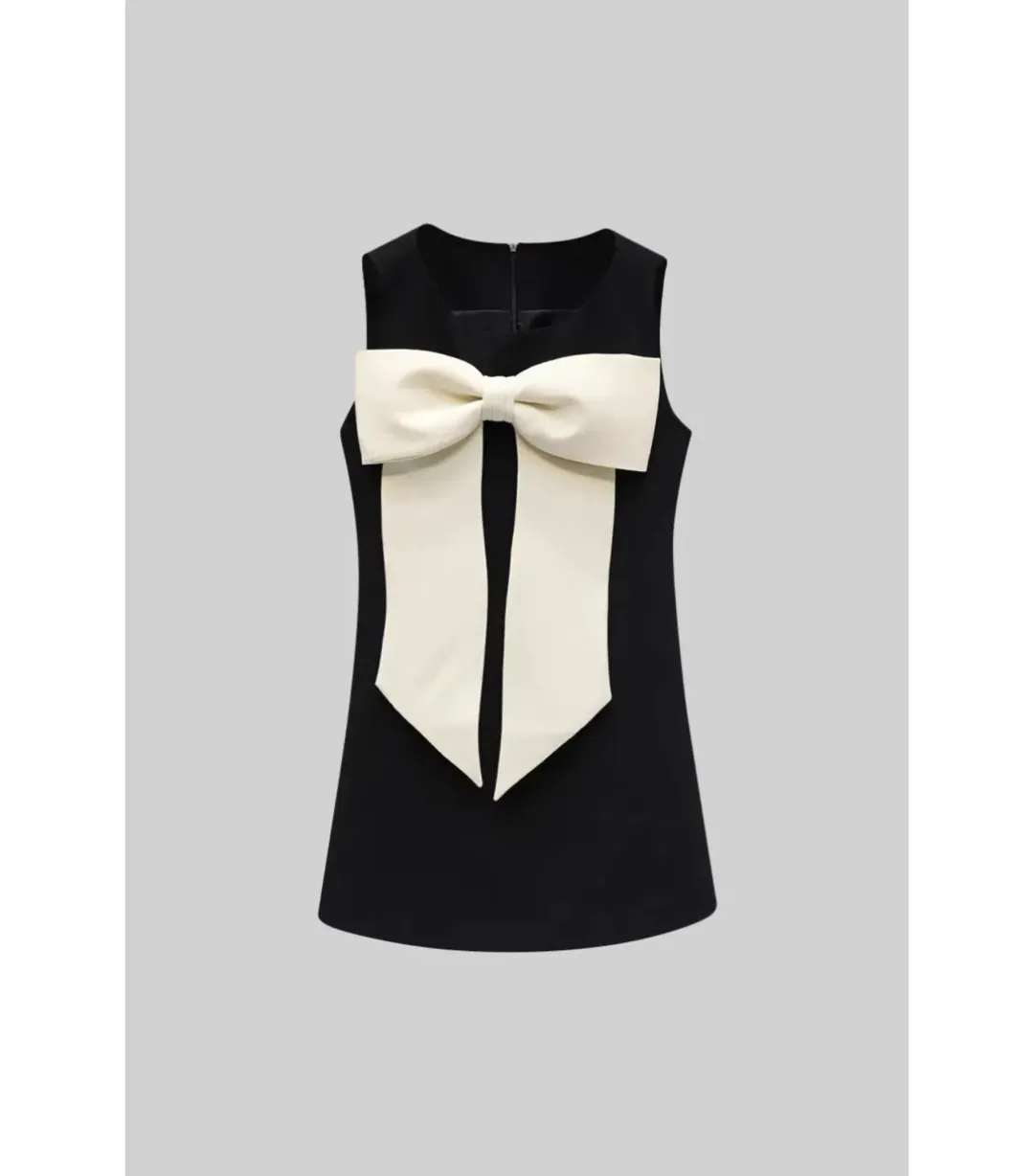 Sierra Darien Sleeveless Massive Ribbon Mini Dress in Black Size AU 8 for rent on The Volte - main image