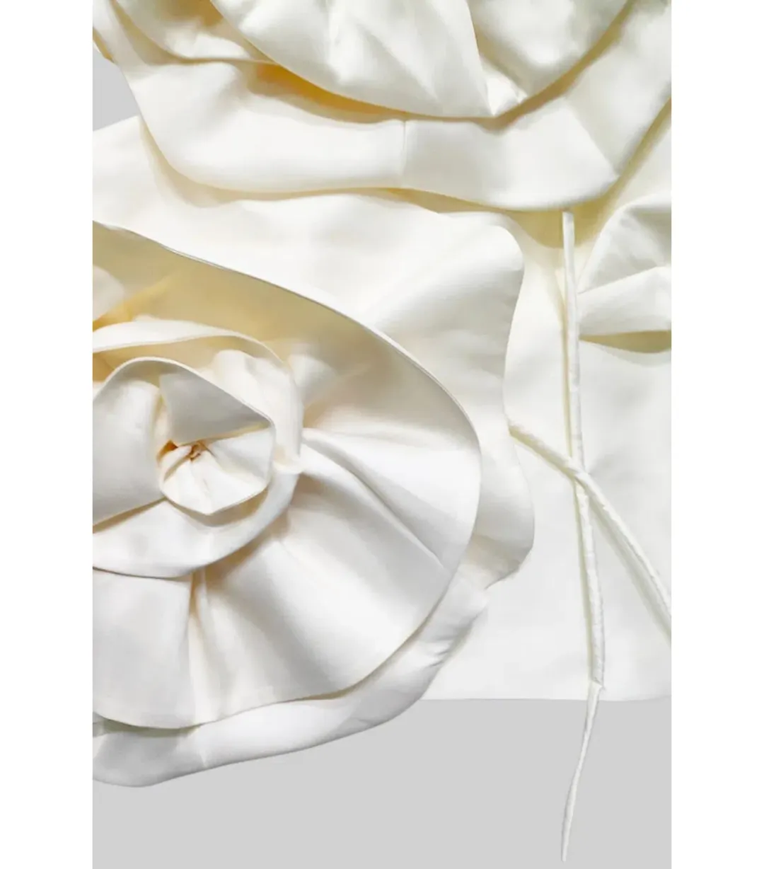 Sierra Darien Voluminous Flower Design Dress Silver Size AU 8 for rent on The Volte - main image