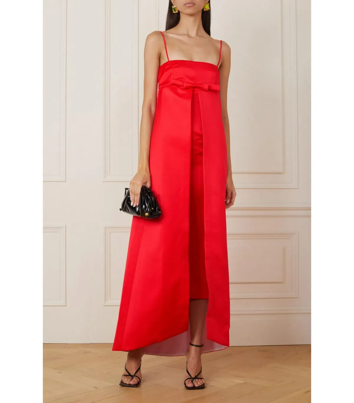 Bernadette Philippe Duchesse Stain Gown Red Size AU 6 - Image 1