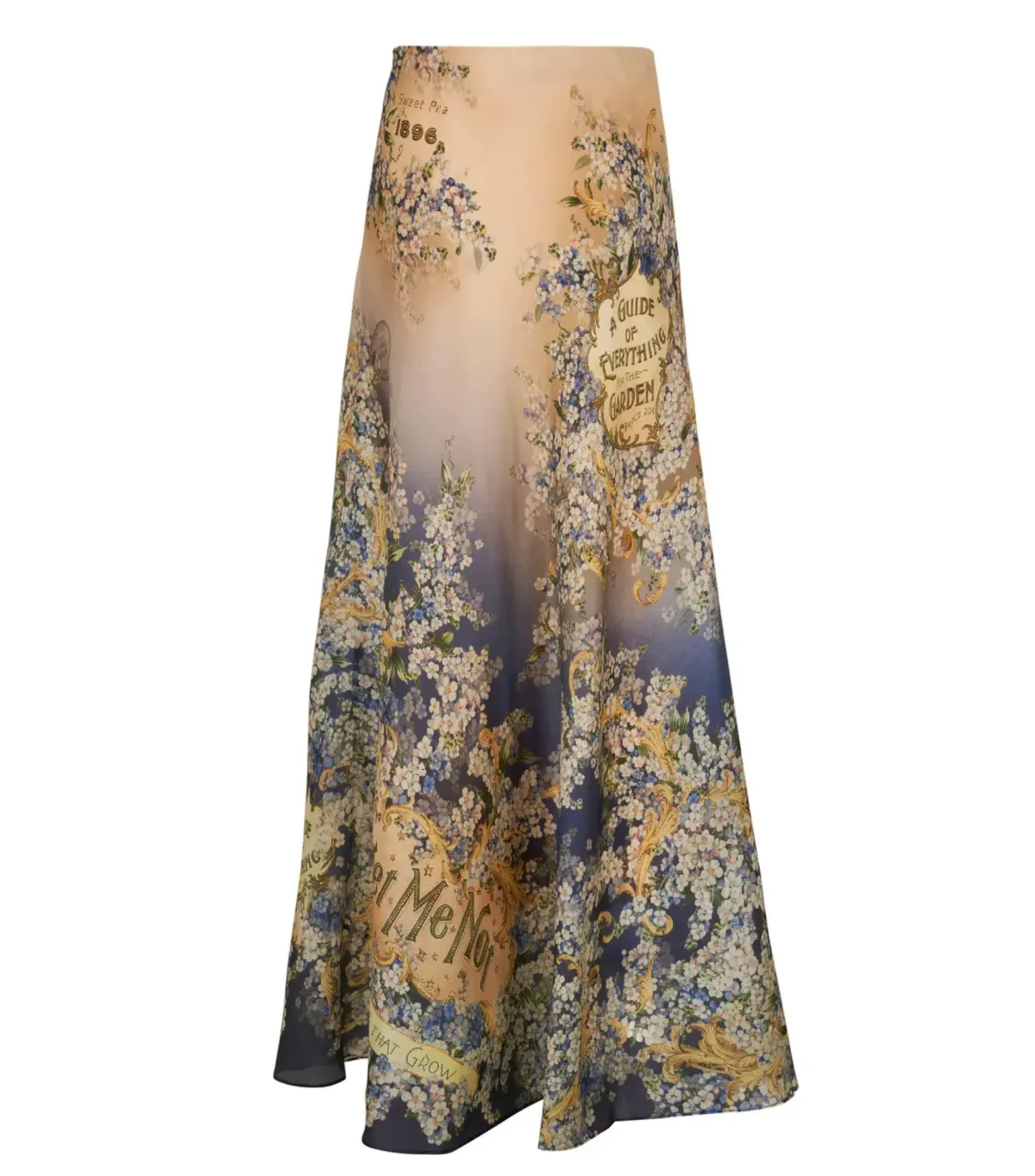 Zimmermann Tama Bralette Size 2 / AU 10 and Bias Flare Skirt Size 0 / AU 6 Set Forget Me Knots - Image 5