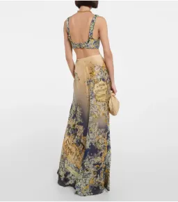 Zimmermann Tama Bralette Size 2 / AU 10 and Bias Flare Skirt Size 0 / AU 6 Set Forget Me Knots for rent on The Volte - image 3