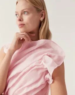Aje Genesis Dress Soft Pink Size 12 for rent on The Volte - image 3
