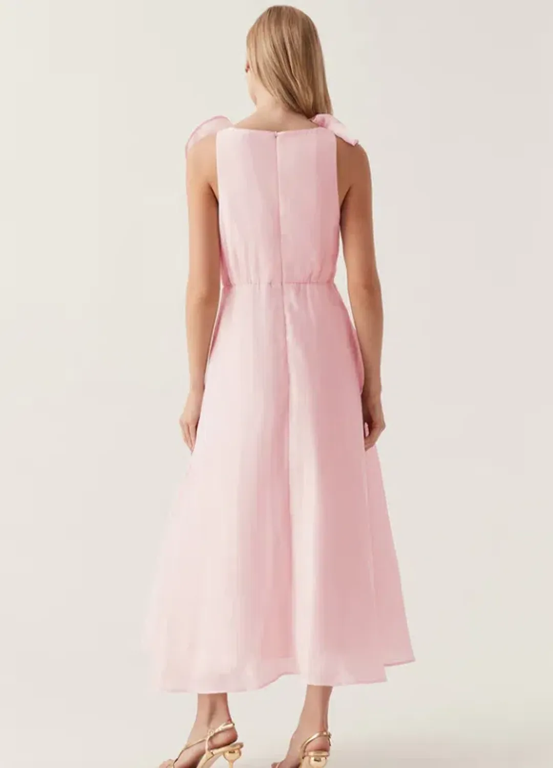 Aje Genesis Dress Soft Pink Size 12 for rent on The Volte - main image