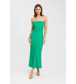 Kookai Serah Strapless Dress Green Size 10 for rent on The Volte - image 1