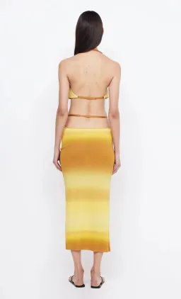 Bec & Bridge Amara Halter Top & Amara Strappy Skirt Set Golden Ombre Size XS / AU 6 for rent on The Volte - image 2